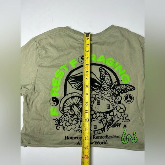 Levi's Green Graphic Forest Short Sleeve Shirt Size S - Picture 4 of 12